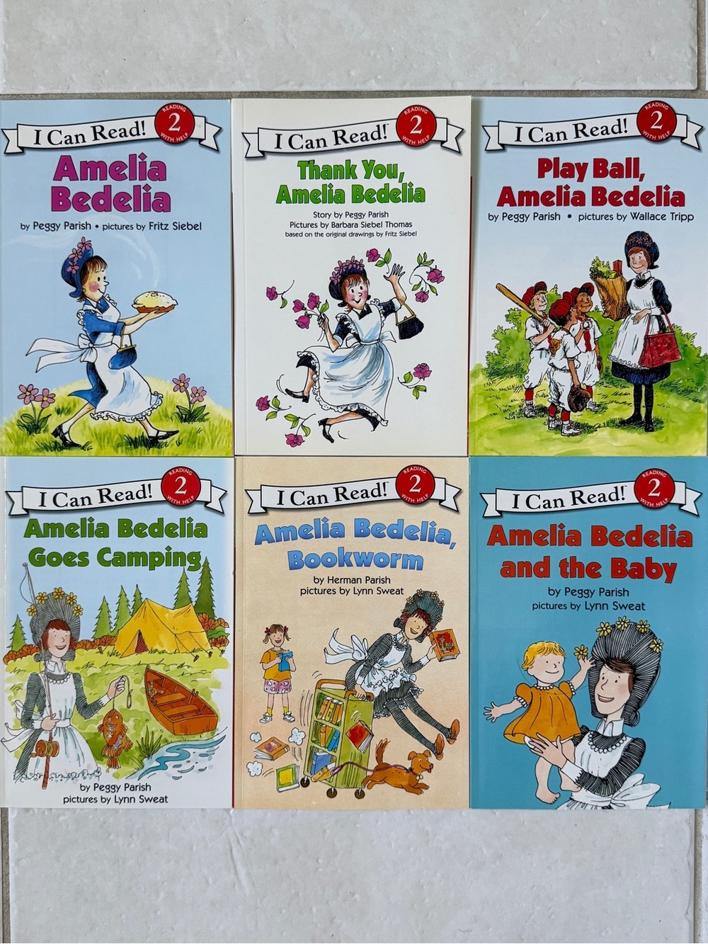 6 Amelia Bedelia Books I Can Read Level 2 Kids Book Bundle